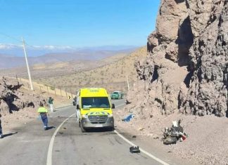 Motociclista sanfelipeño muere al chocar contra cerro en camino a Cabildo