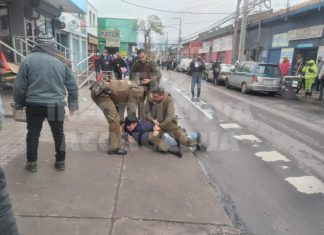 Carabineros frustra asalto a Movistar San Felipe. Hay 4 detenidos