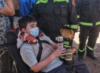 Bomberos de luto. Con todos los honores será funeral de niño que ocupó alto rango en Putaendo