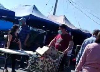 Agreden a locatarias de la Feria Diego de Almagro