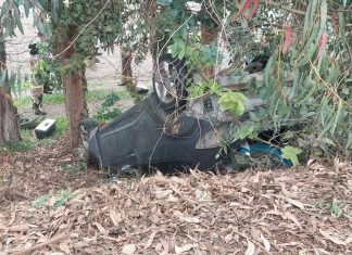 Muere tras volcar auto en Chagres