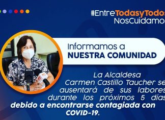 Igual se contagió: Alcaldesa Castillo con Covid-19