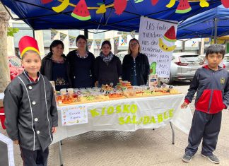 Estudiantes de Los Andes animaron colorida y educativa Feria Comunal Saludable
