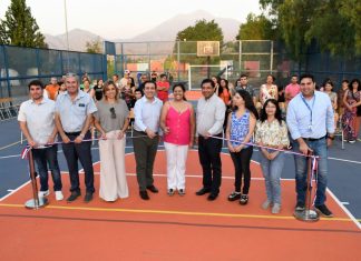 Entregan remodelada multicancha en Los Andes