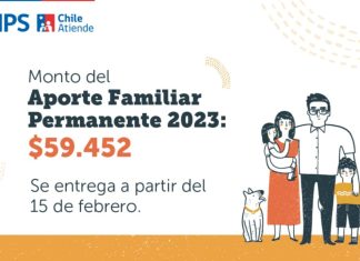 Ya se puede recibir el Aporte Familiar Permanente 2023