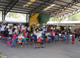 Niñas y niños disfrutan Escuelas de Verano en San Esteban
