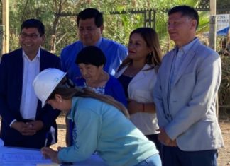 Santa María: construyen nueva sede en La Higuera