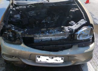 Se le incendió el auto tras sacarlo del taller