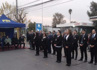 PDI conmemora su 90 aniversario con formación en cuarteles