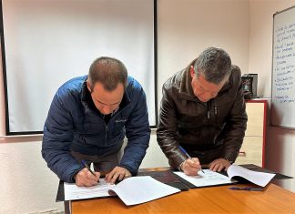 Liceo Mixto y Minera Vizcachitas firman convenio de cooperación