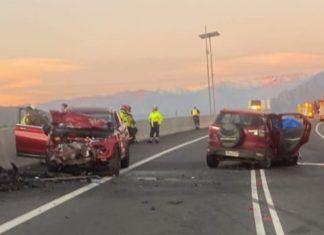 Un muerto y dos heridos en nuevo accidente en Autopista