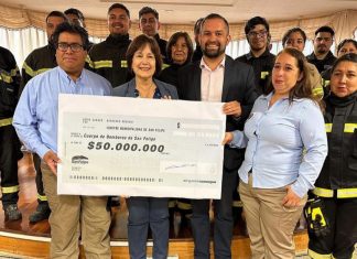 Bomberos de San Felipe reciben millonaria subvención