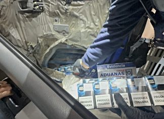 Incautan cigarrillos en Los Libertadores