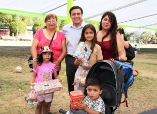 4 mil regalos entrega el Viejito Pascuero en Los Andes