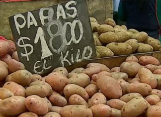 Verduras al alza por lluvias