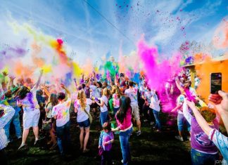 Sábado de colorfest en San Esteban
