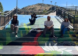 El Primer Mural de Piso del Valle de Aconcagua está en Calle Larga