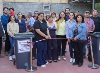 Panquehue: Vecinos de Llayquén reciben nuevos contenedores de basura