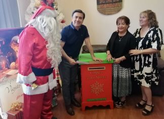 El Viejito Pascuero espera cartas de niños de Los Andes