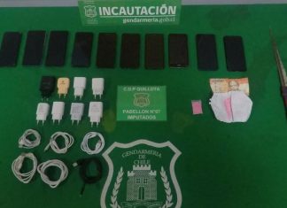 Gendarmería allana cárceles de Los Andes y de San Felipe
