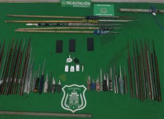 Gendarmería allana Cárcel de Los Andes